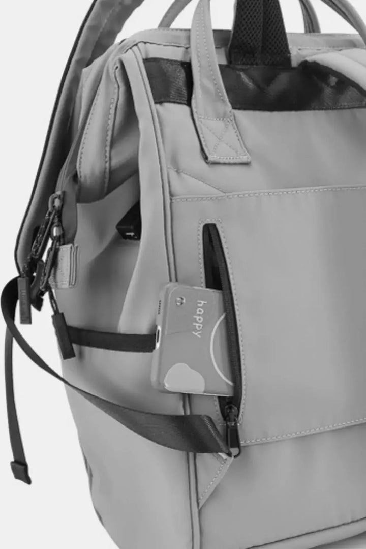 Himawari Waterproof Backpack Bag with External USB Port - Serene Crafts Hub