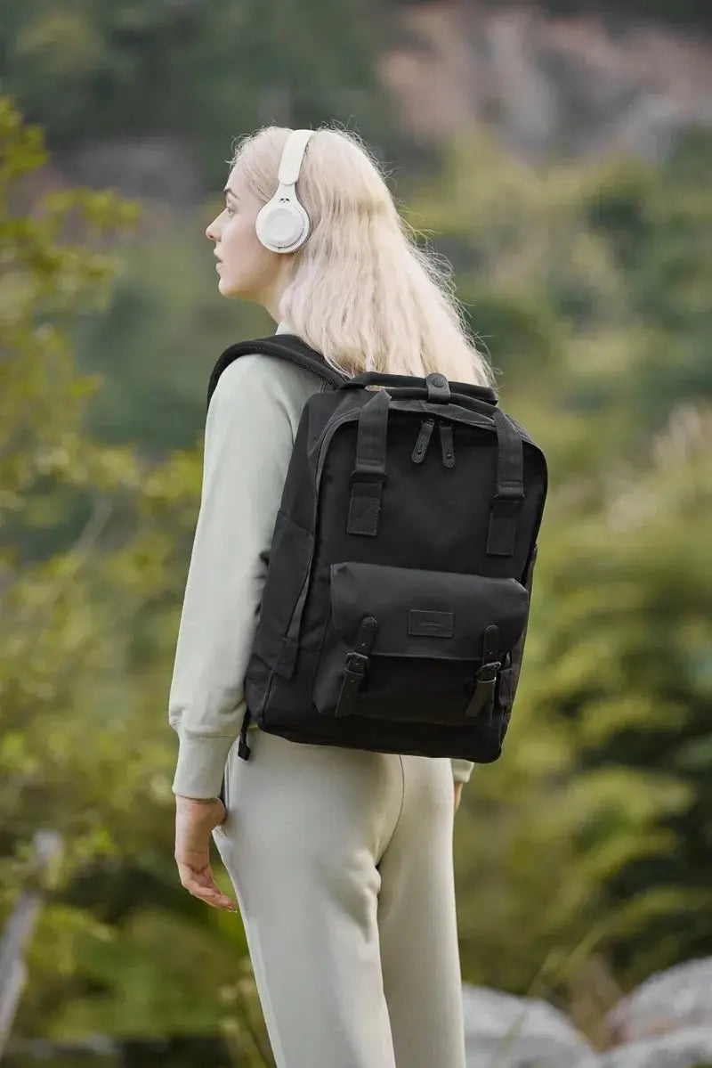Himawari Waterproof Canvas Backpack Bag with Handles - Serene Crafts Hub