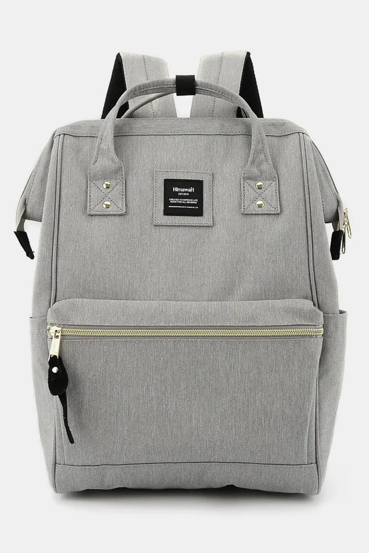 Himawari Waterproof Canvas Backpack Bag with Side Pockets - Serene Crafts Hub
