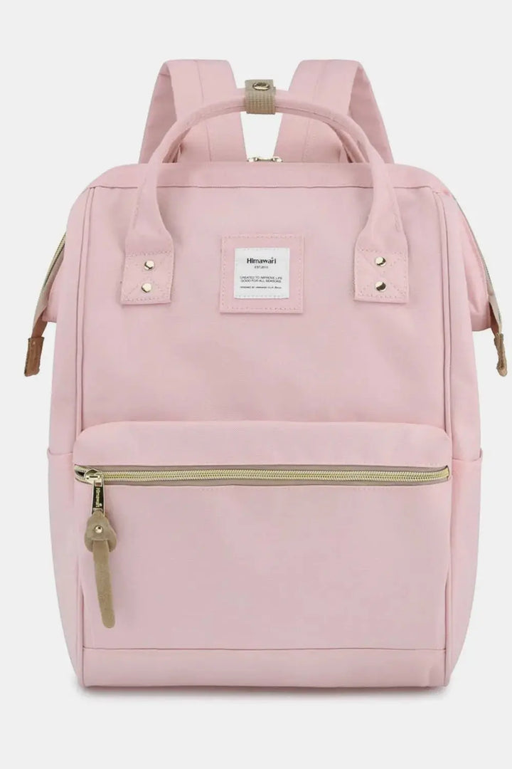 Himawari Waterproof Canvas Backpack Bag with Side Pockets - Serene Crafts Hub