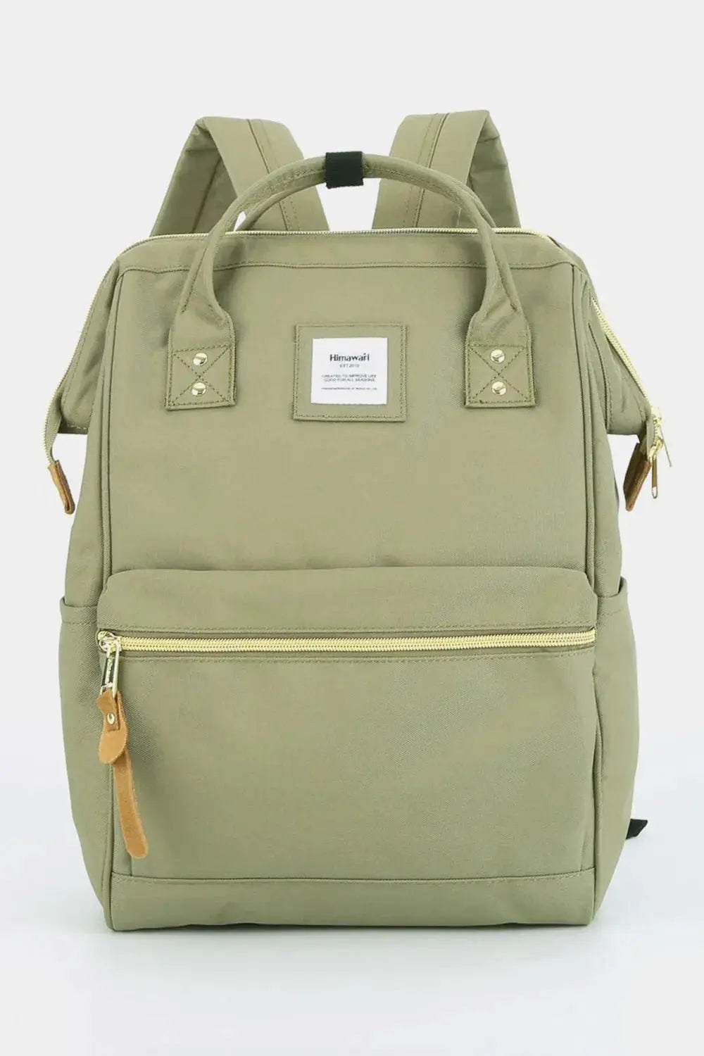 Himawari Waterproof Canvas Backpack Bag with Side Pockets - Serene Crafts Hub