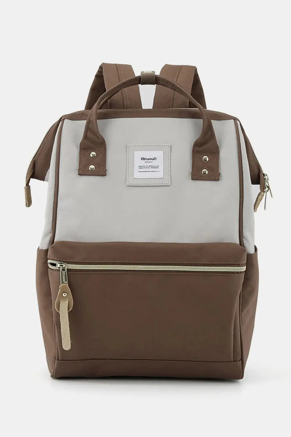 Himawari Waterproof Canvas Backpack Bag with Side Pockets - Serene Crafts Hub