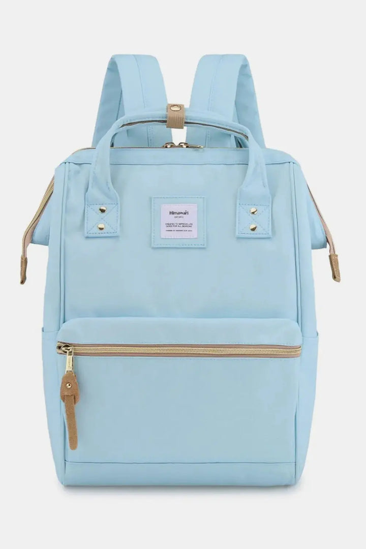 Himawari Waterproof Canvas Backpack Bag with Side Pockets - Serene Crafts Hub