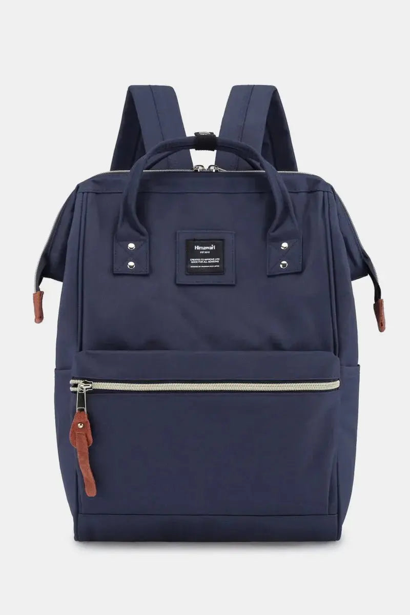 Himawari Waterproof Canvas Backpack Bag with Side Pockets - Serene Crafts Hub