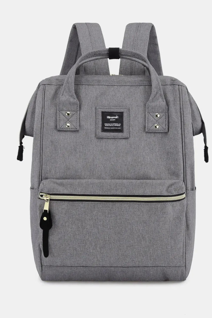 Himawari Waterproof Canvas Backpack Bag with Side Pockets - Serene Crafts Hub