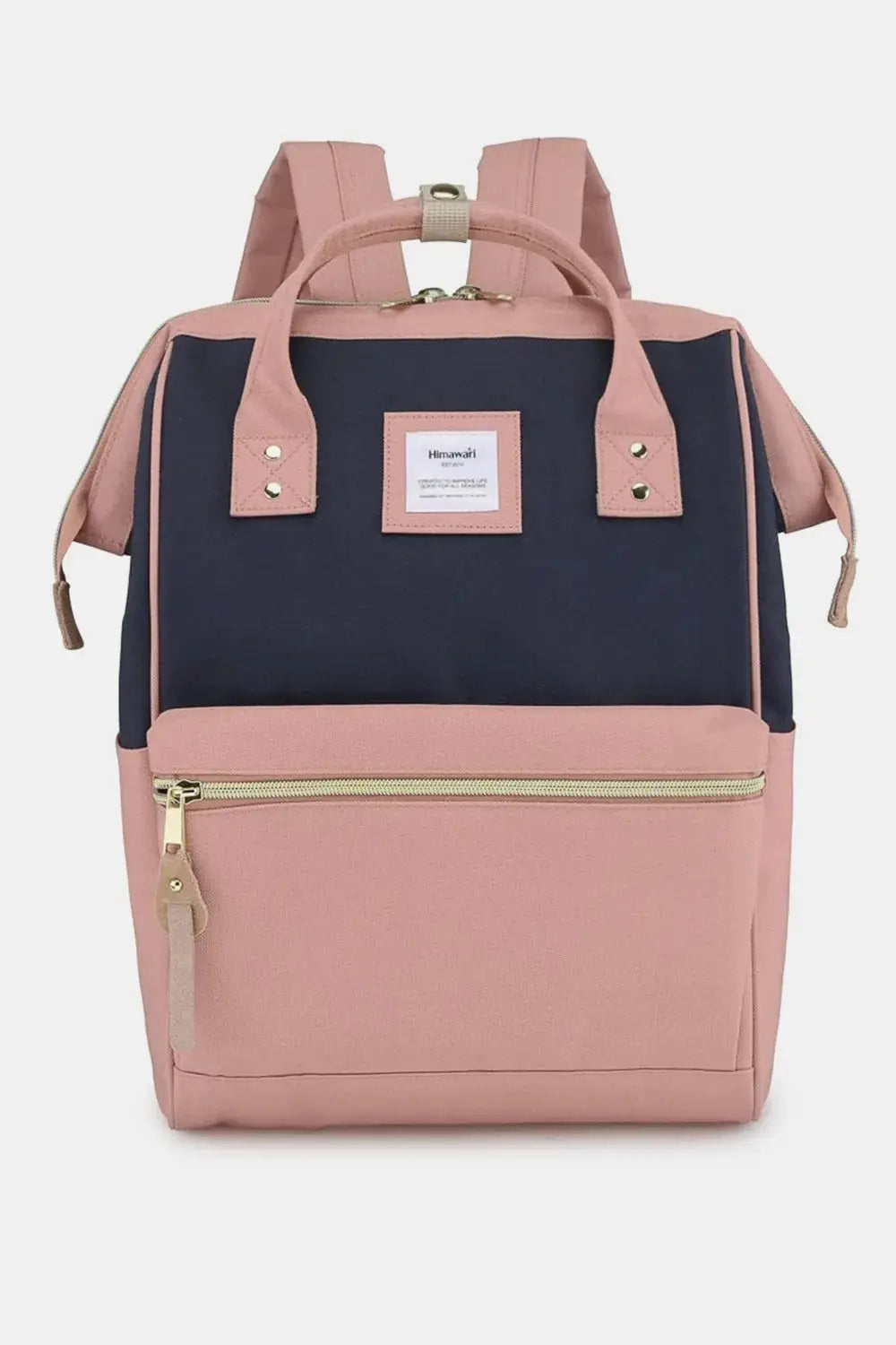 Himawari Waterproof Canvas Backpack Bag with Side Pockets - Serene Crafts Hub