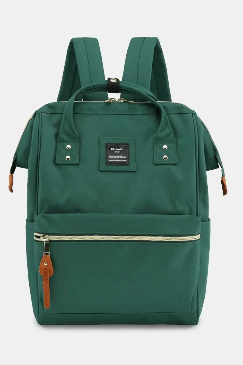 Himawari Waterproof Canvas Backpack Bag with Side Pockets - Serene Crafts Hub