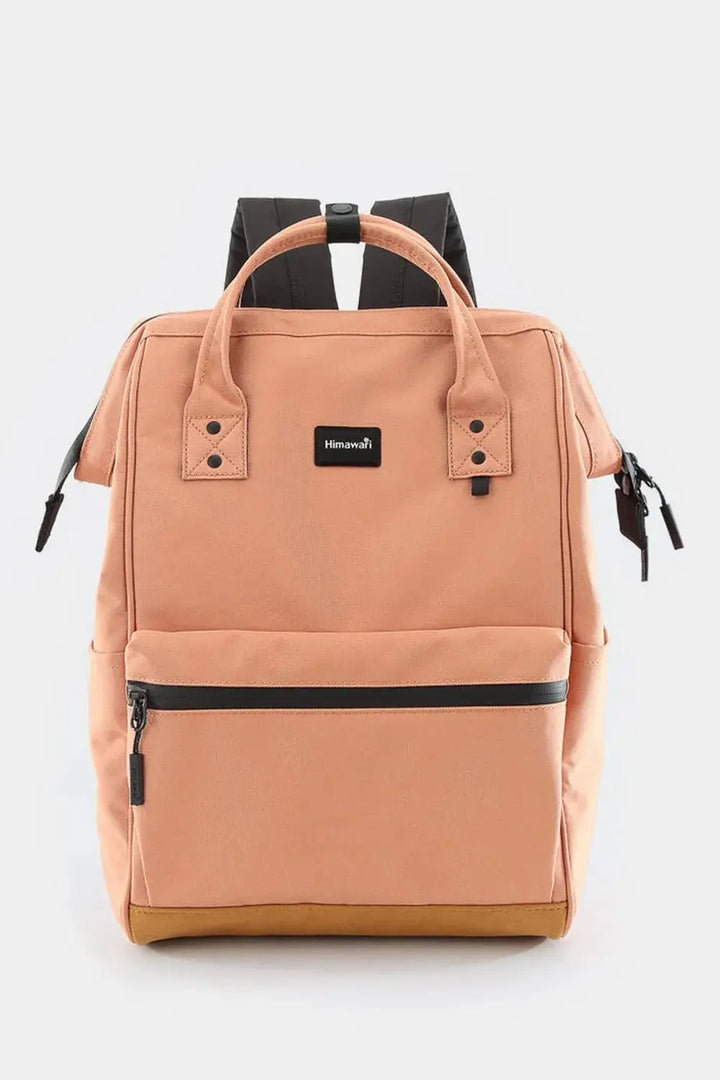 Himawari Waterproof Canvas Travel Backpack Bag with USB Port - Serene Crafts Hub