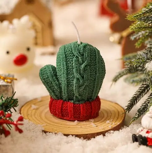 Holiday Decor Christmas Gloves Handmade Soy Scented Candle - Serene Crafts Hub