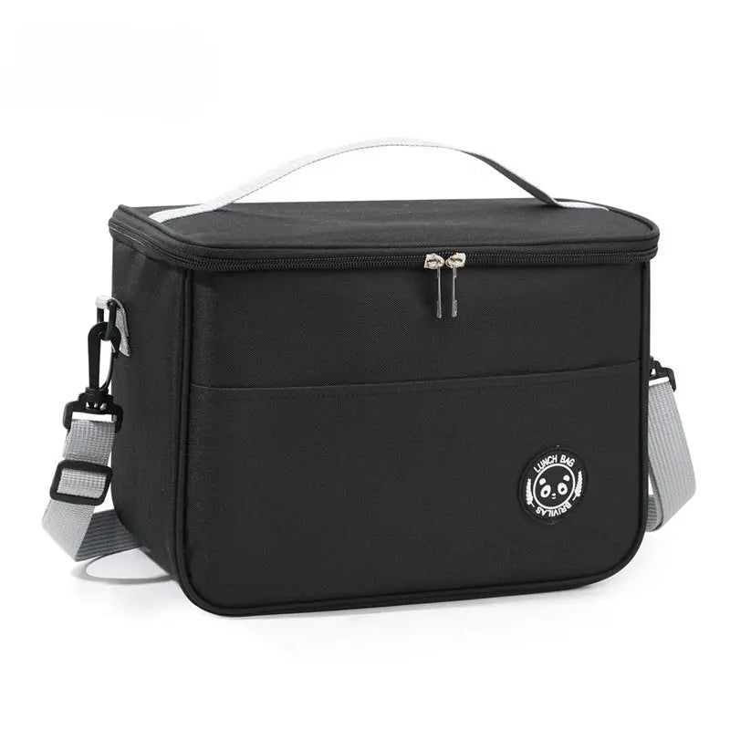 Large - Capacity Insulated Lunch Bag – Waterproof Thermal Lunch Box with Shoulder Strap - Serene Crafts Hub