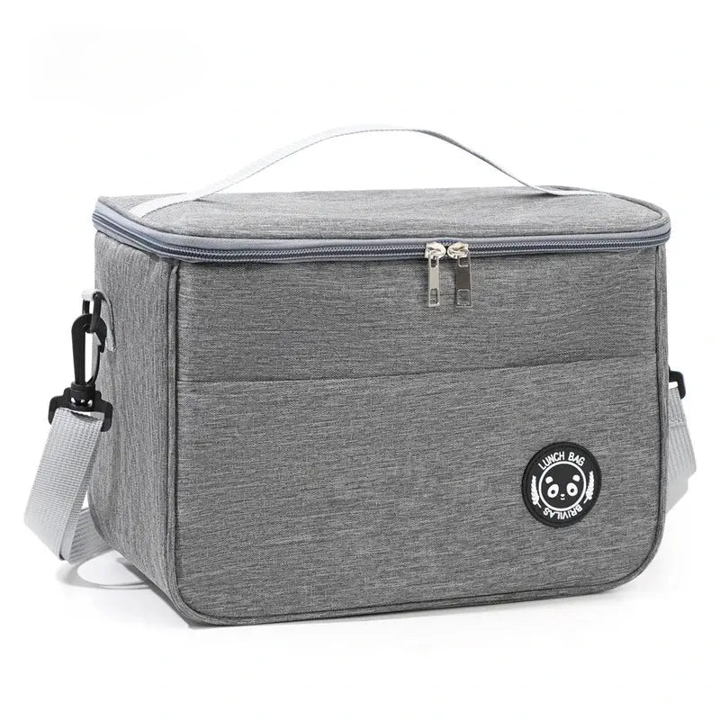 Large - Capacity Insulated Lunch Bag – Waterproof Thermal Lunch Box with Shoulder Strap - Serene Crafts Hub