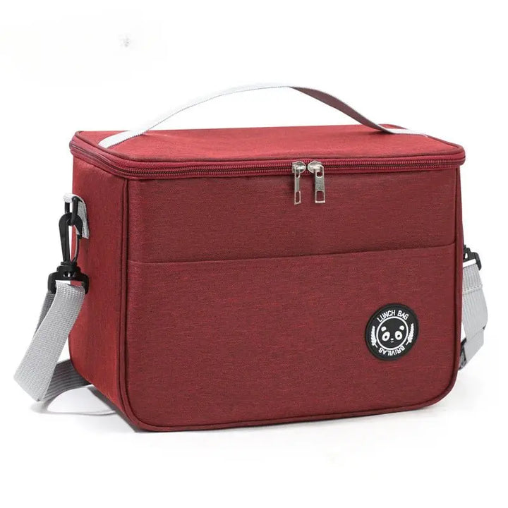 Large - Capacity Insulated Lunch Bag – Waterproof Thermal Lunch Box with Shoulder Strap - Serene Crafts Hub
