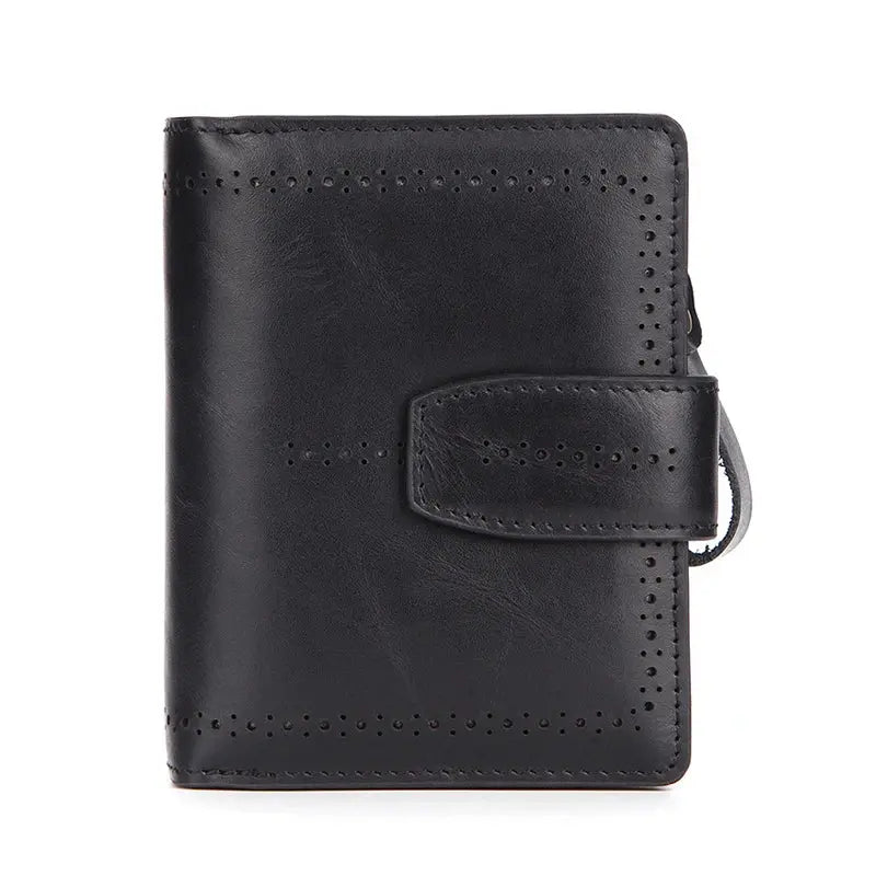 Luxury RFID Leather Wallet for Women - Vintage Style - Serene Crafts Hub