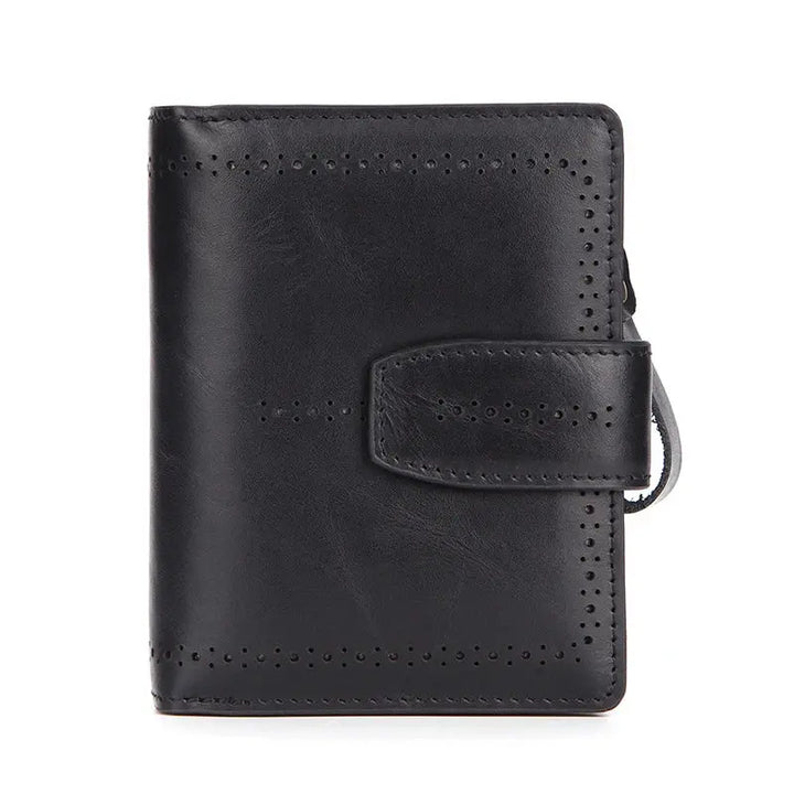Luxury RFID Leather Wallet for Women - Vintage Style - Serene Crafts Hub