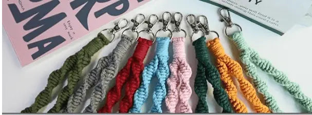 Macrame Wrist Key Ring - Serene Crafts Hub
