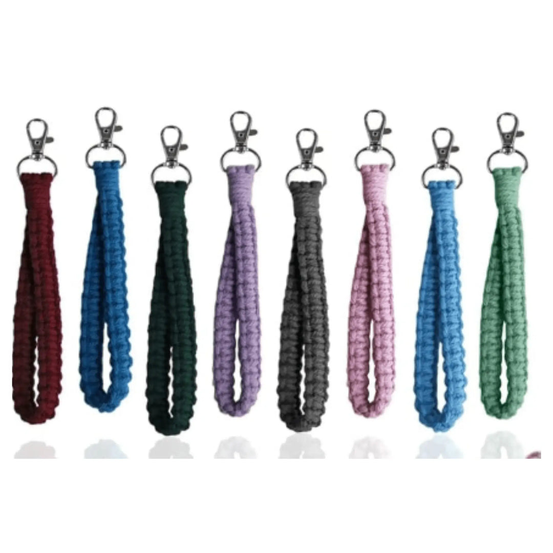Macrame Wrist Key Ring - Serene Crafts Hub