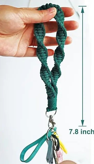 Macrame Wrist Key Ring - Serene Crafts Hub