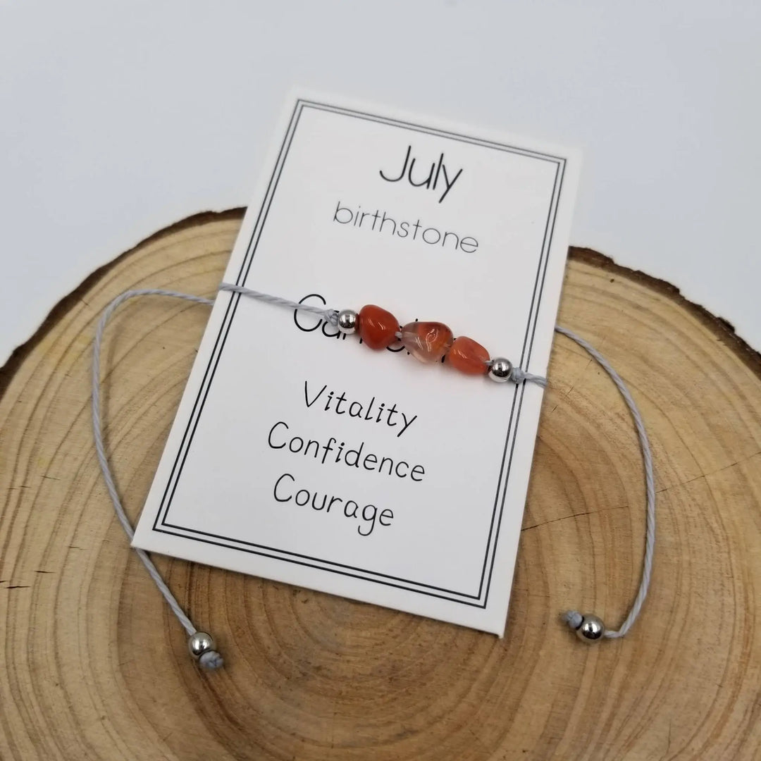 Natural Stone Bracelet for Birthday,Handmade Jewelry Gift for Her - Serene Crafts Hub