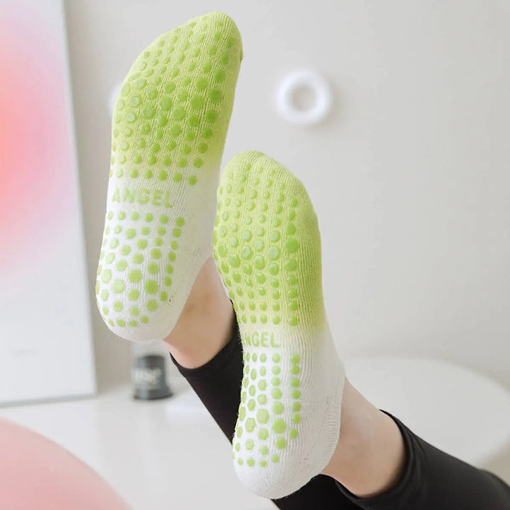 Stay Grounded: Low - Cut Non - Slip Yoga/Pilates Socks - Tie Dye - Serene Crafts Hub
