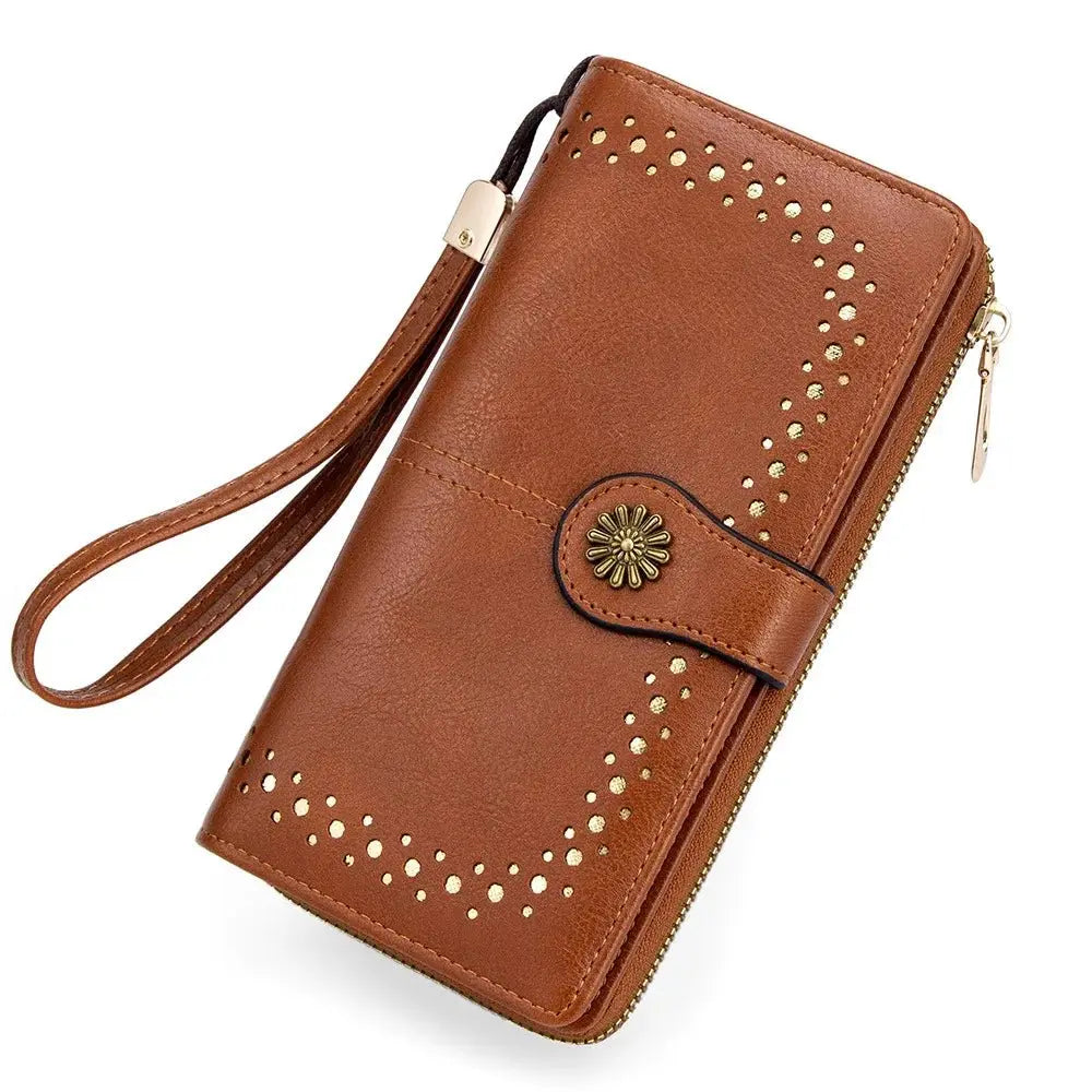 Stylish High - Quality PU Leather Wallet for Women - Serene Crafts Hub