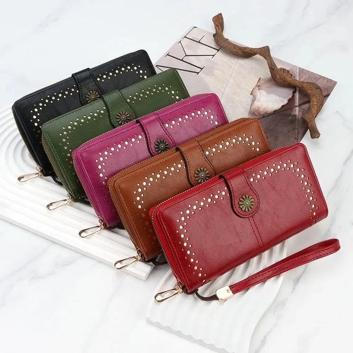 Stylish High - Quality PU Leather Wallet for Women - Serene Crafts Hub
