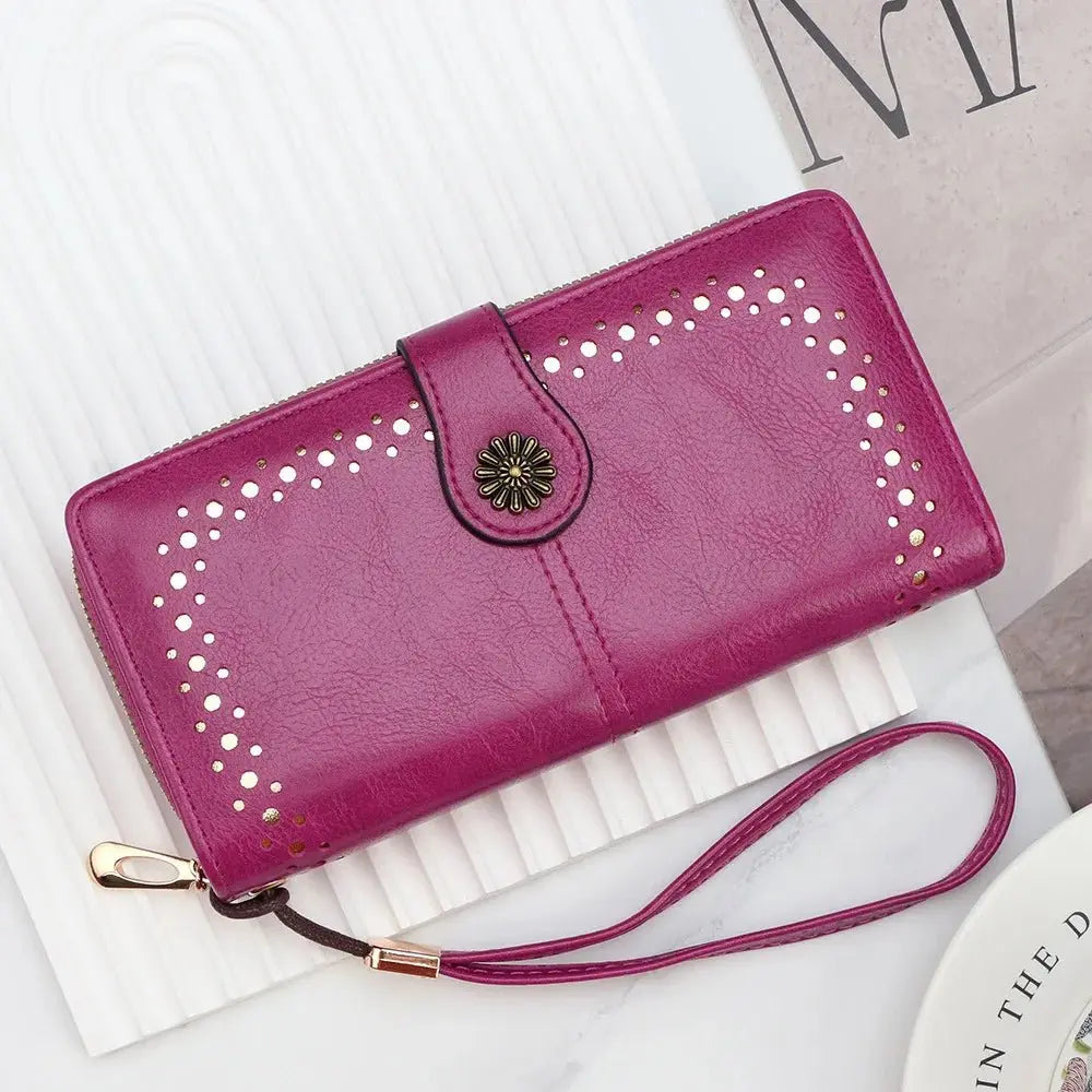 Stylish High - Quality PU Leather Wallet for Women - Serene Crafts Hub