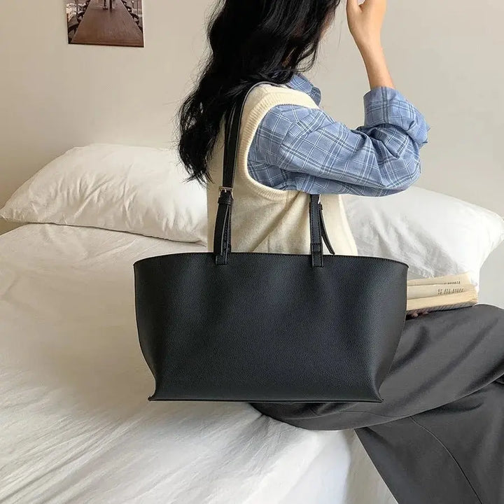 Stylish Leather Tote Bag for Women - Serene Crafts Hub