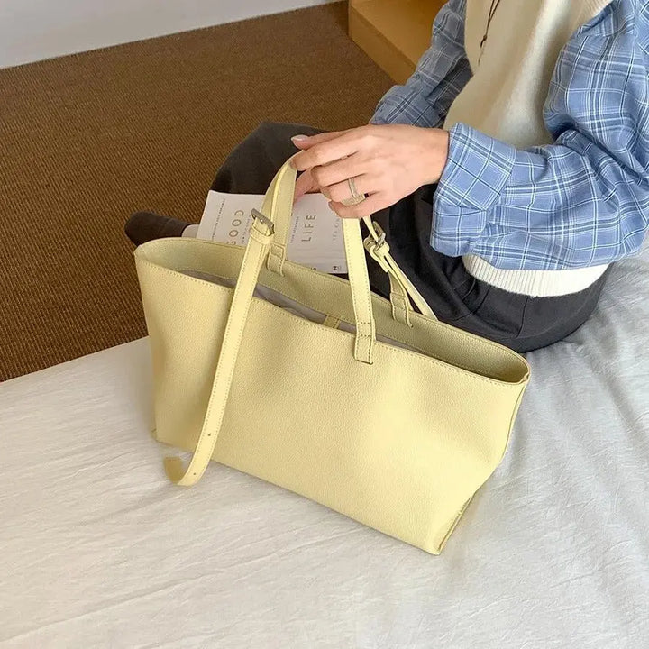 Stylish Leather Tote Bag for Women - Serene Crafts Hub