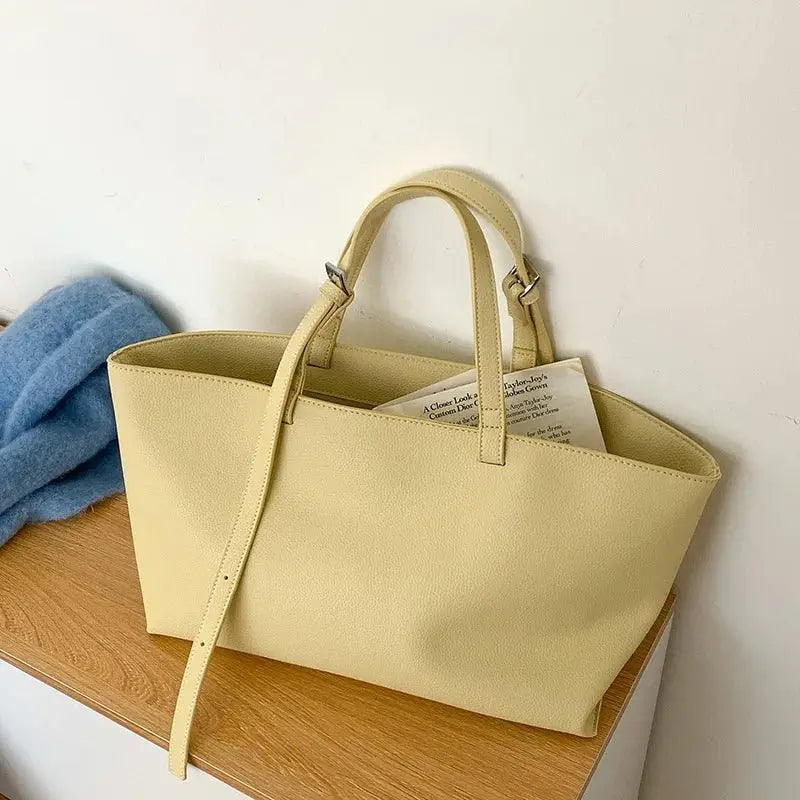 Stylish Leather Tote Bag for Women - Serene Crafts Hub