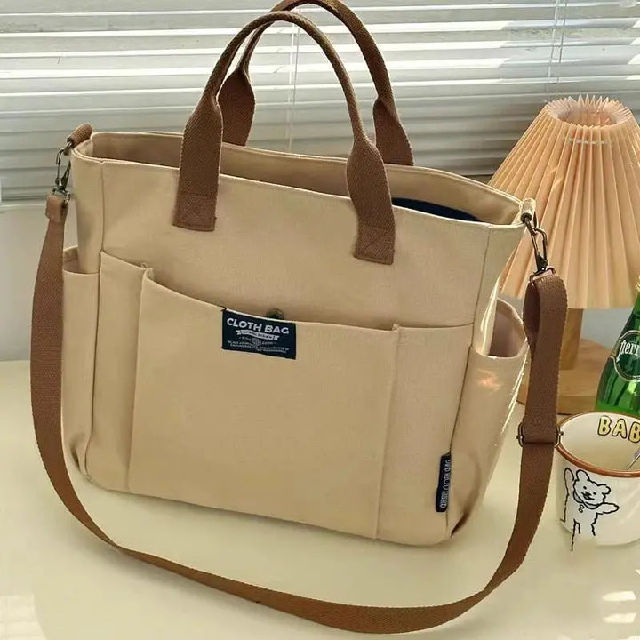 The Viral Everyday Tote, Aesthetic Canvas Bag - Serene Crafts Hub