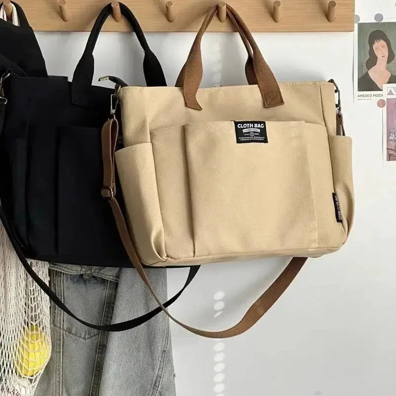 The Viral Everyday Tote, Aesthetic Canvas Bag - Serene Crafts Hub