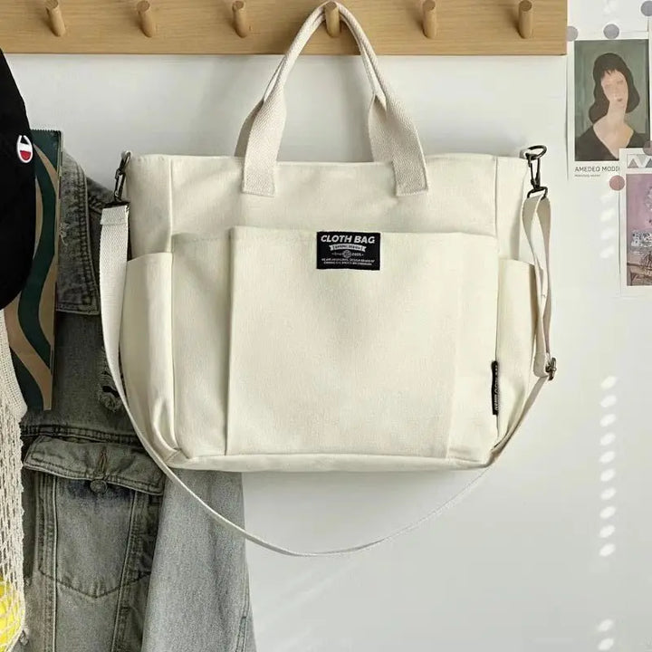 The Viral Everyday Tote, Aesthetic Canvas Bag - Serene Crafts Hub