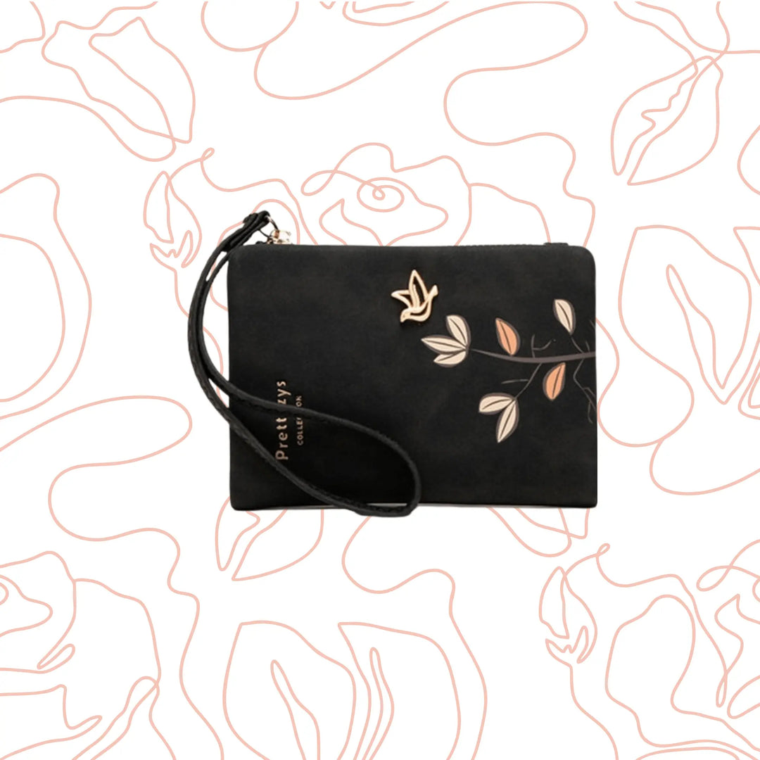 Vintage Floral Small Wallet - Serene Crafts Hub