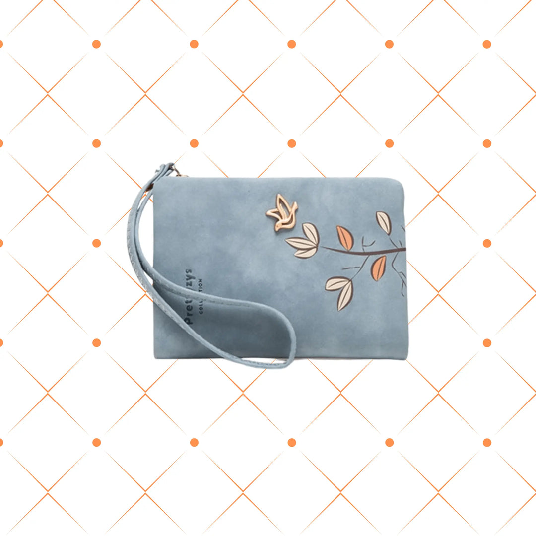Vintage Floral Small Wallet - Serene Crafts Hub