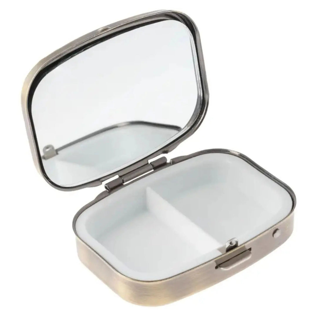 Vintage Metal Pill Case - Serene Crafts Hub