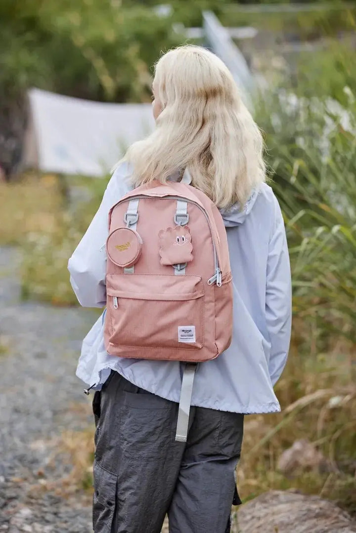 Waterproof Canvas Backpack Bag with Removable Coin Purse - Serene Crafts Hub