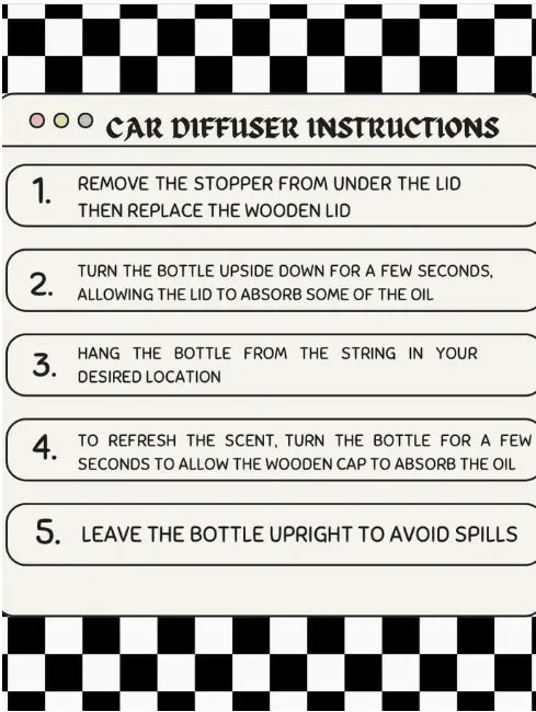 Western Car Diffusers - Serene Crafts Hub