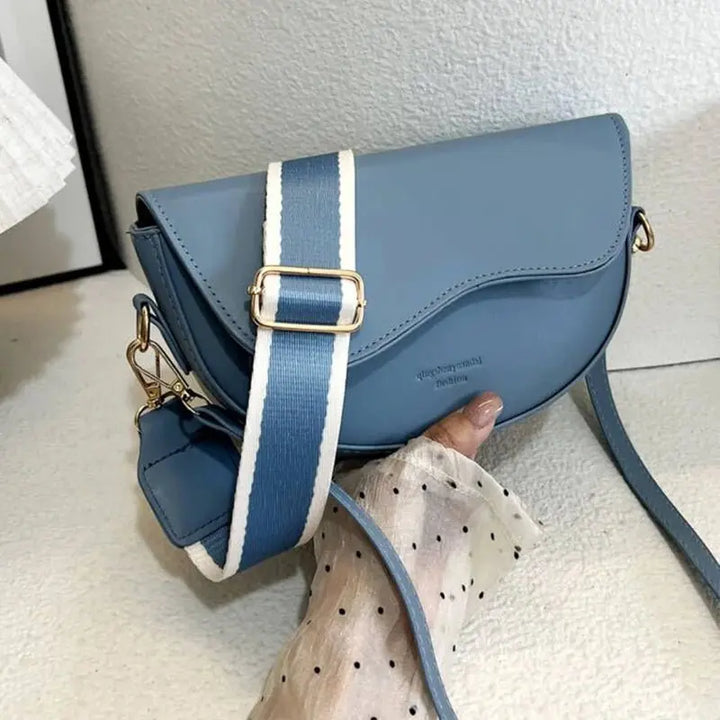 Yogodlns Fashion Small PU Leather Saddle Armpit Bags for Women Vintage Designer Shoulder Crossbody Bag Small Flap Purse Handbags - Serene Crafts Hub