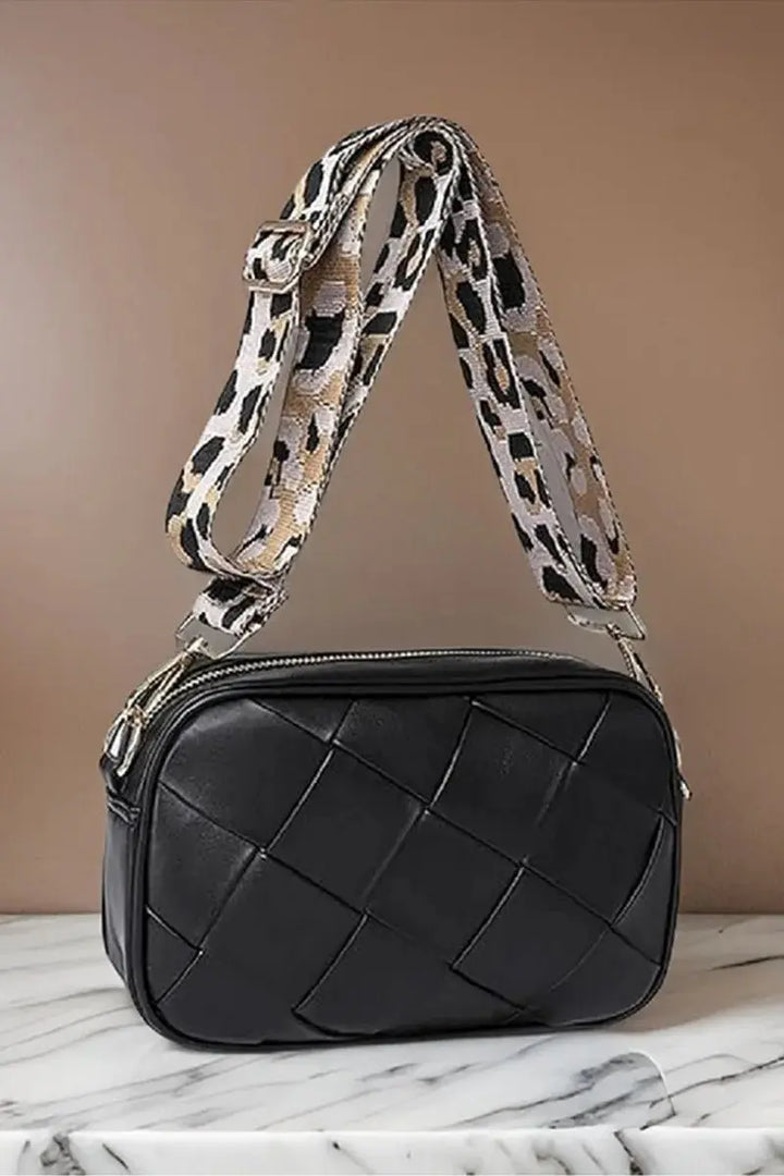 Zenana Cassette Woven Crossbody Bag - Serene Crafts Hub