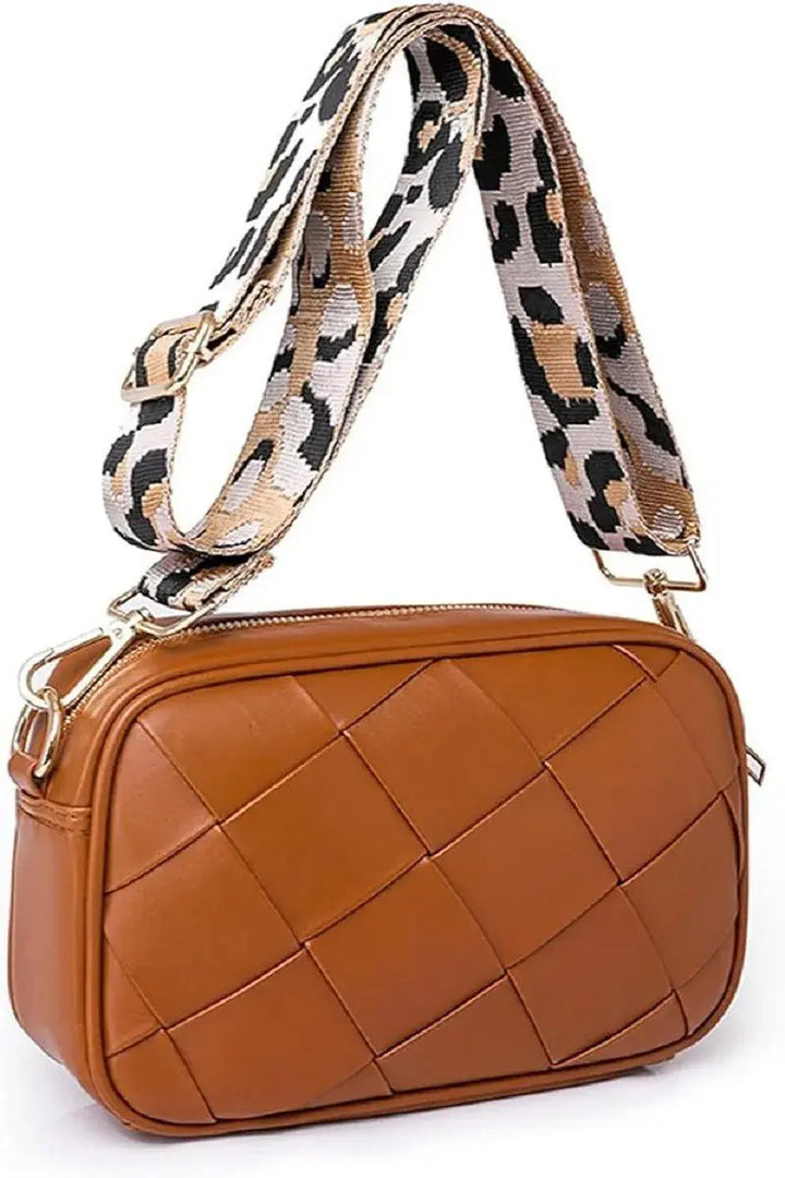 Zenana Cassette Woven Crossbody Bag - Serene Crafts Hub