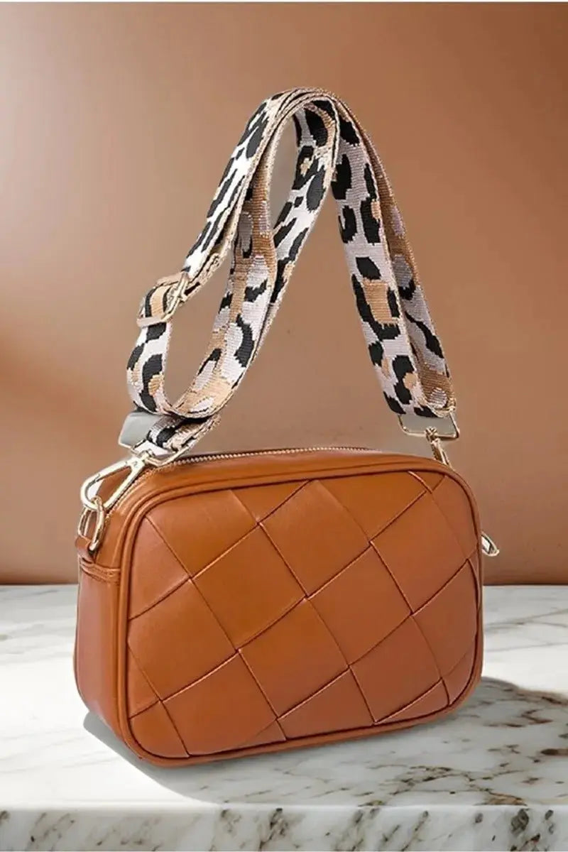 Zenana Cassette Woven Crossbody Bag - Serene Crafts Hub