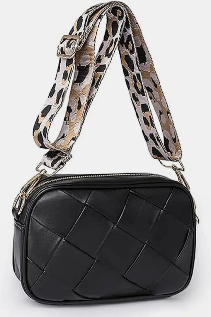Zenana Cassette Woven Crossbody Bag - Serene Crafts Hub