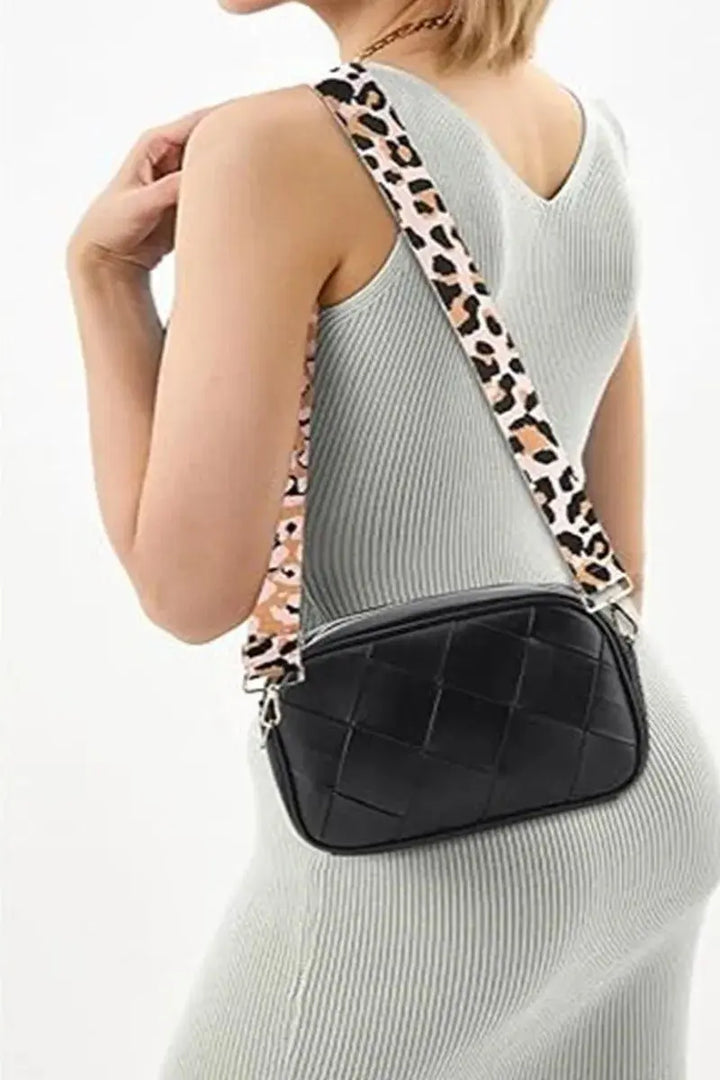 Zenana Cassette Woven Crossbody Bag - Serene Crafts Hub