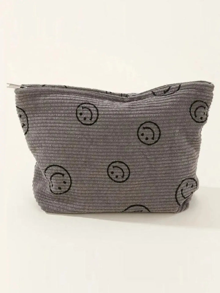 Zenana Corduroy Smile Clutch Bag - Serene Crafts Hub