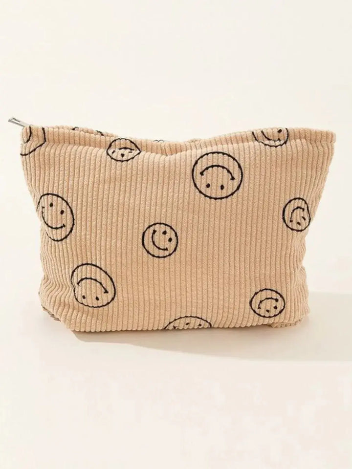 Zenana Corduroy Smile Clutch Bag - Serene Crafts Hub