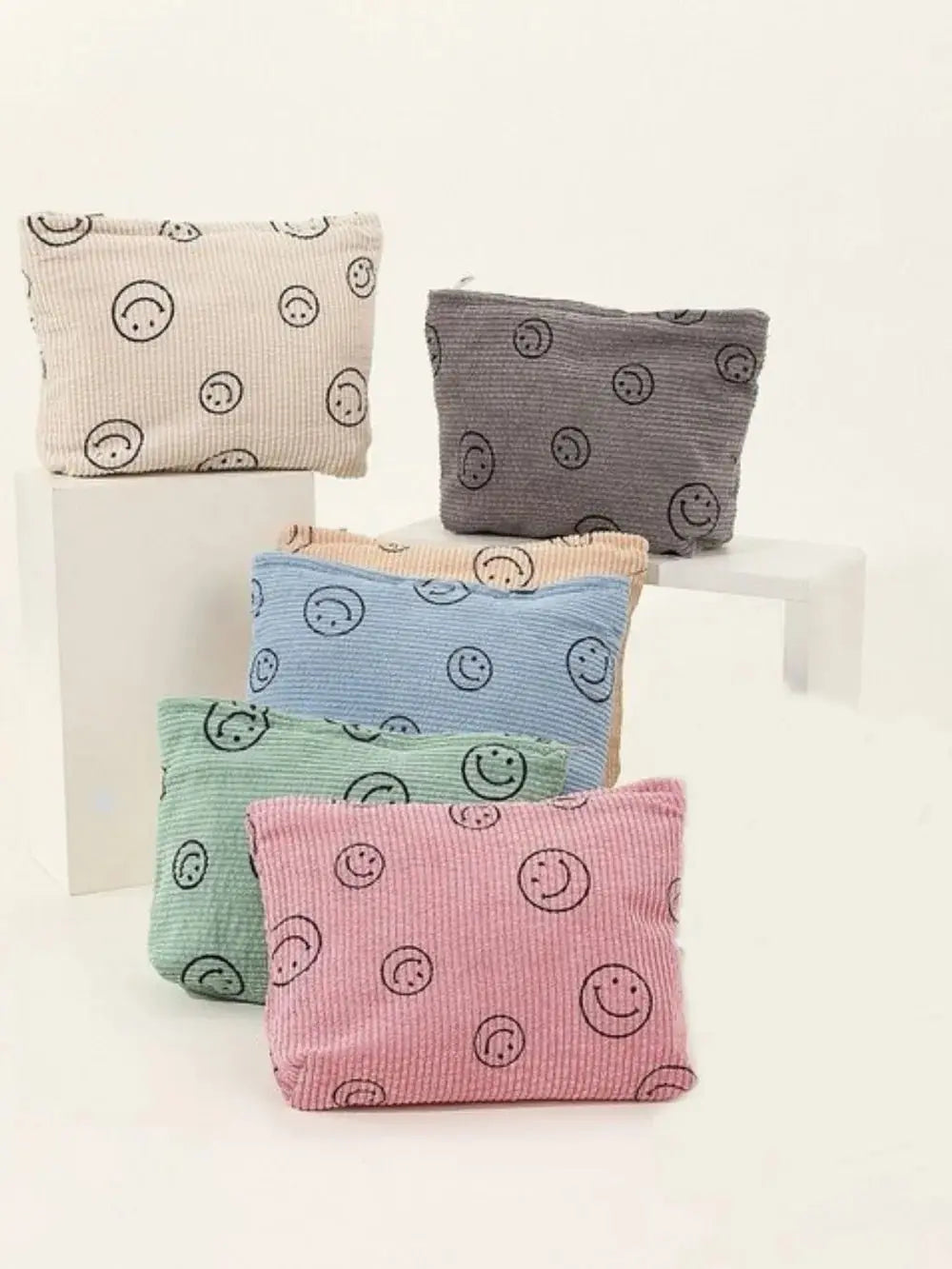Zenana Corduroy Smile Clutch Bag - Serene Crafts Hub