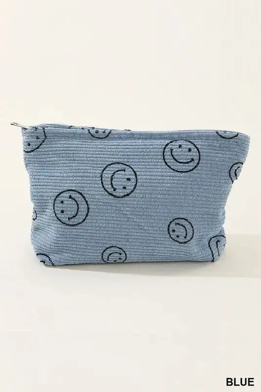 Zenana Corduroy Smile Clutch Bag - Serene Crafts Hub
