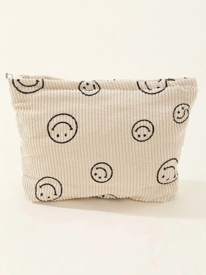 Zenana Corduroy Smile Clutch Bag - Serene Crafts Hub